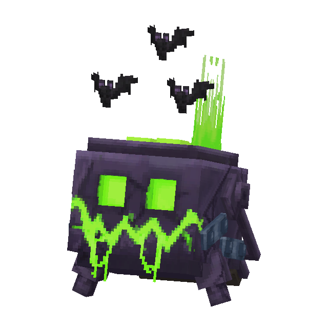 Aparência de Caldeirão Maldito no evento Halloween